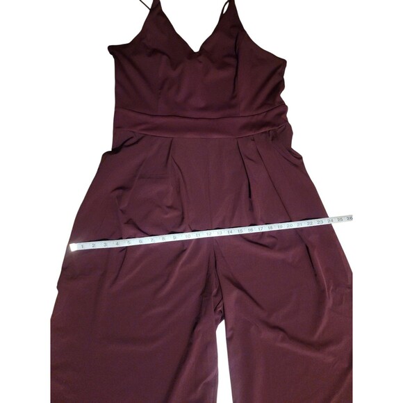 Halara Breezeful Wide Leg Jumpsuit Womens XL Amaranth Purple Resort Beach Dance - Picture 8 of 10